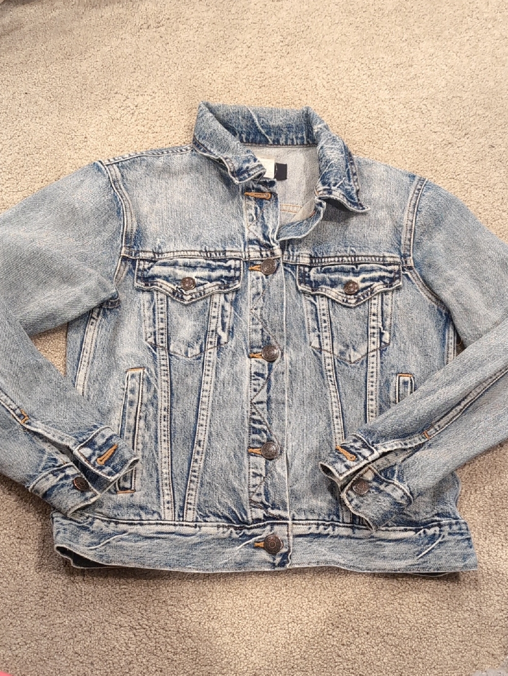 J. Crew Light Blue Washed Denim Jacket